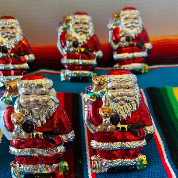 Christmas Santa Napkin Ring Holders Allure 1998 Set of 8 - Picture 5 of 12
